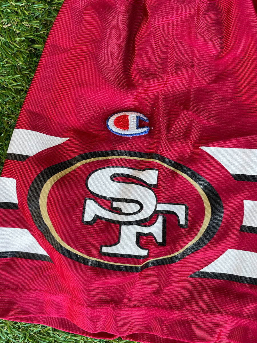 Vintage Jeff Garcia San Francisco 49ers Champagne And Red Jersey