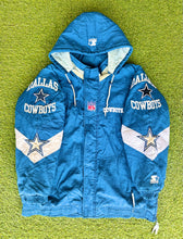 Load image into Gallery viewer, Vintage Dallas Cowboys Starter Puffer Jacket
