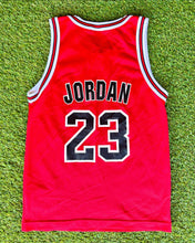 Load image into Gallery viewer, Vintage Michael Jordan Chicago Bulls Youth Champion Jersey
