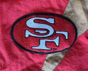 Vintage San Francisco 49ers Sharktooth Puffer Jacket