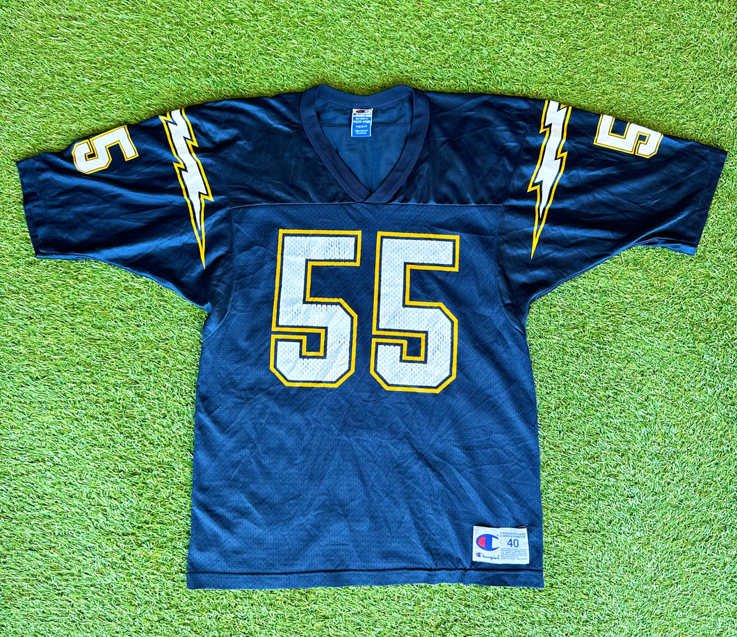 Vintage Junior Seau San Diego Chargers Champion Jersey