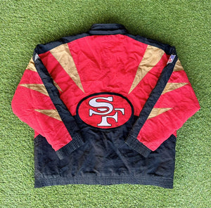 Vintage San Francisco 49ers Sharktooth Puffer Jacket