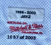 Load image into Gallery viewer, Jay Z Roc-A-Fella Mitchell &amp; Ness Basketball Jersey
