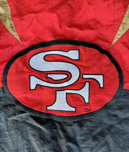 Vintage San Francisco 49ers Sharktooth Puffer Jacket