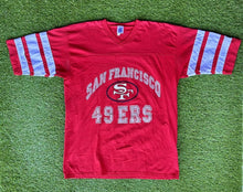 Load image into Gallery viewer, Vintage San Francisco 49ers V Neck T Shirt
