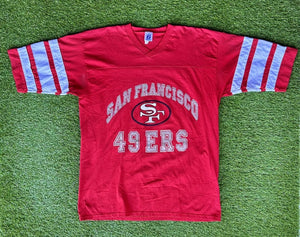 Vintage San Francisco 49ers V Neck T Shirt