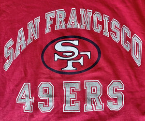 Vintage San Francisco 49ers V Neck T Shirt