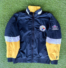 Load image into Gallery viewer, Vintage Pittsburgh Steelers Reversible Pro Player Puffer Jacket
