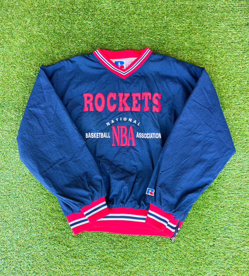 Vintage Houston Rockets V Neck Pullover Top