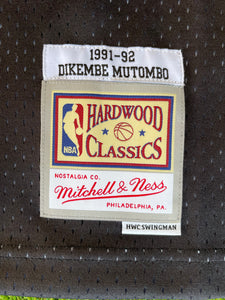 Dikembe Mutombo Denver Nuggets 1991-92 Mitchell & Ness Hardwood Classics Swingman Jersey