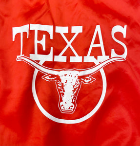 Vintage Texas Longhorns Nylon Varsity Jacket