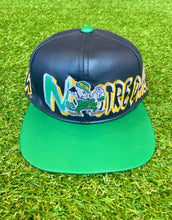 Load image into Gallery viewer, Vintage Notre Dame Fighting Irish Leather Strapback Cap
