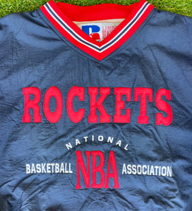Vintage Houston Rockets V Neck Pullover Top